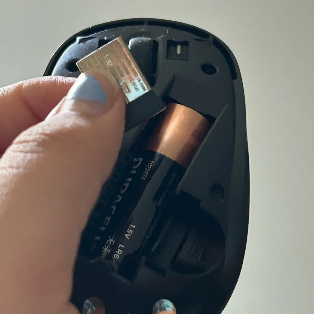 Dell Sleek Black Mouse